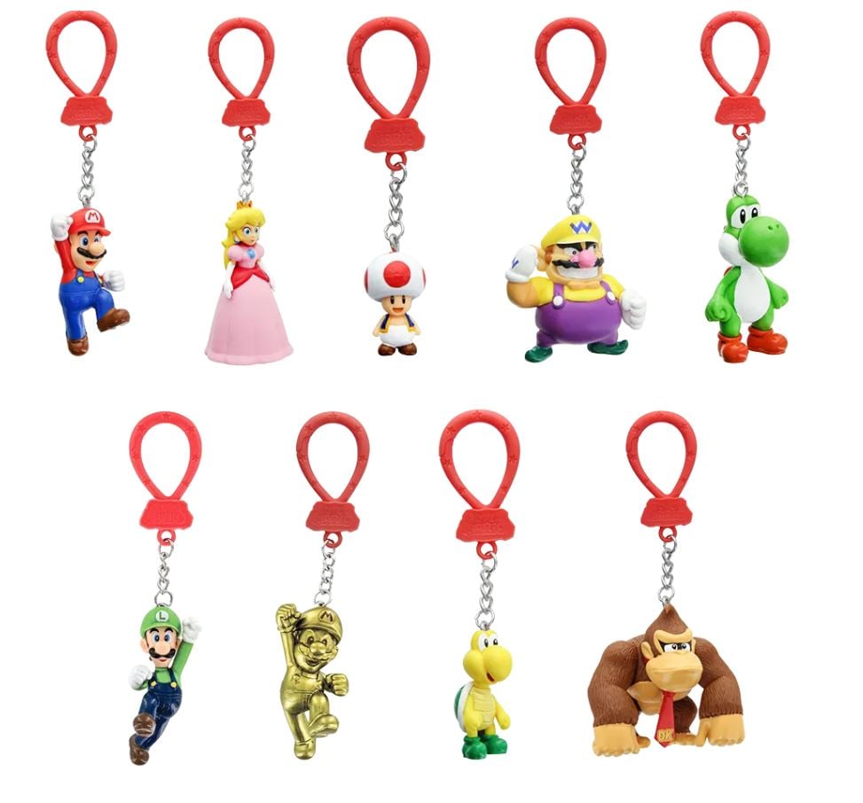Super Mario Backpack Buddies Assorted