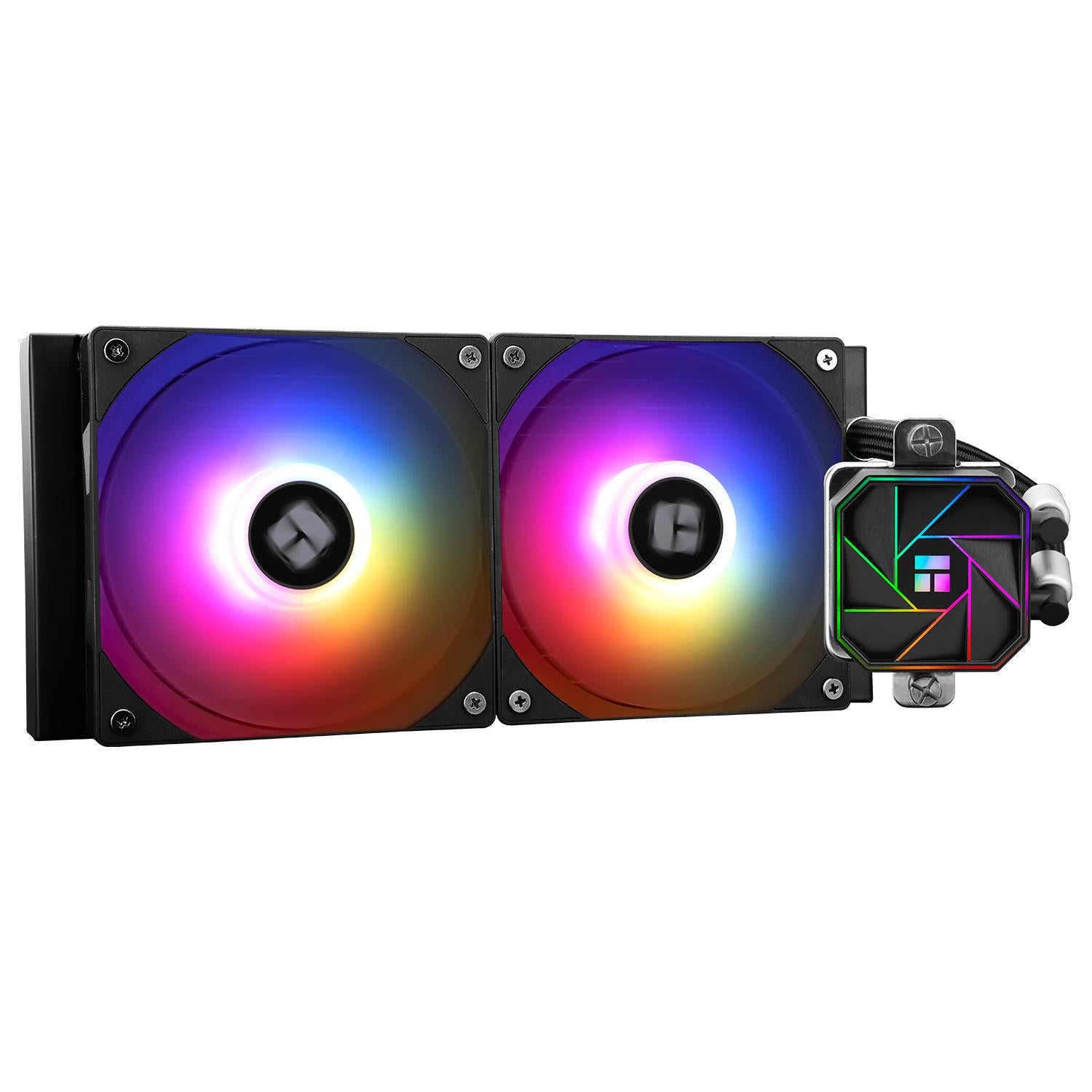 Thermalright Aqua Elite 240 V3 Black Argb Aio  240mm Vandkøling Geekd Dk