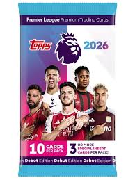 Topps Premier League 2025 26 Booster Pack Toys Trading Card Geekd Dk