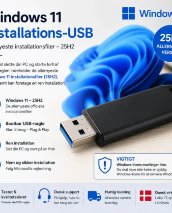 Windows 11 Installationsfiler På Usb-pen