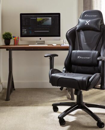 Xrocker Agility Sport Esport Pc Office Gaming Chair Carbon Black Stol Geekd Dk