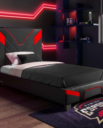 Xrocker Cerberus Mkii Bed Compact Carbon Red Seng Geekd Dk