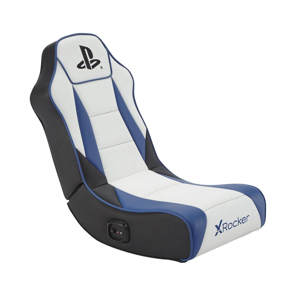 Xrocker Playstation Geist Floor Rocker White And Blue Stol Geekd Dk