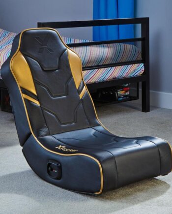 Xrocker Shadow     Floor Rocker Black Gold Stol Geekd Dk