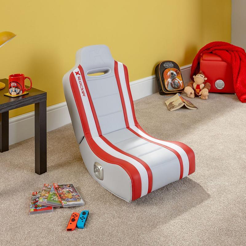 Xrocker Shadow Floor Rocker Red Stol Geekd Dk